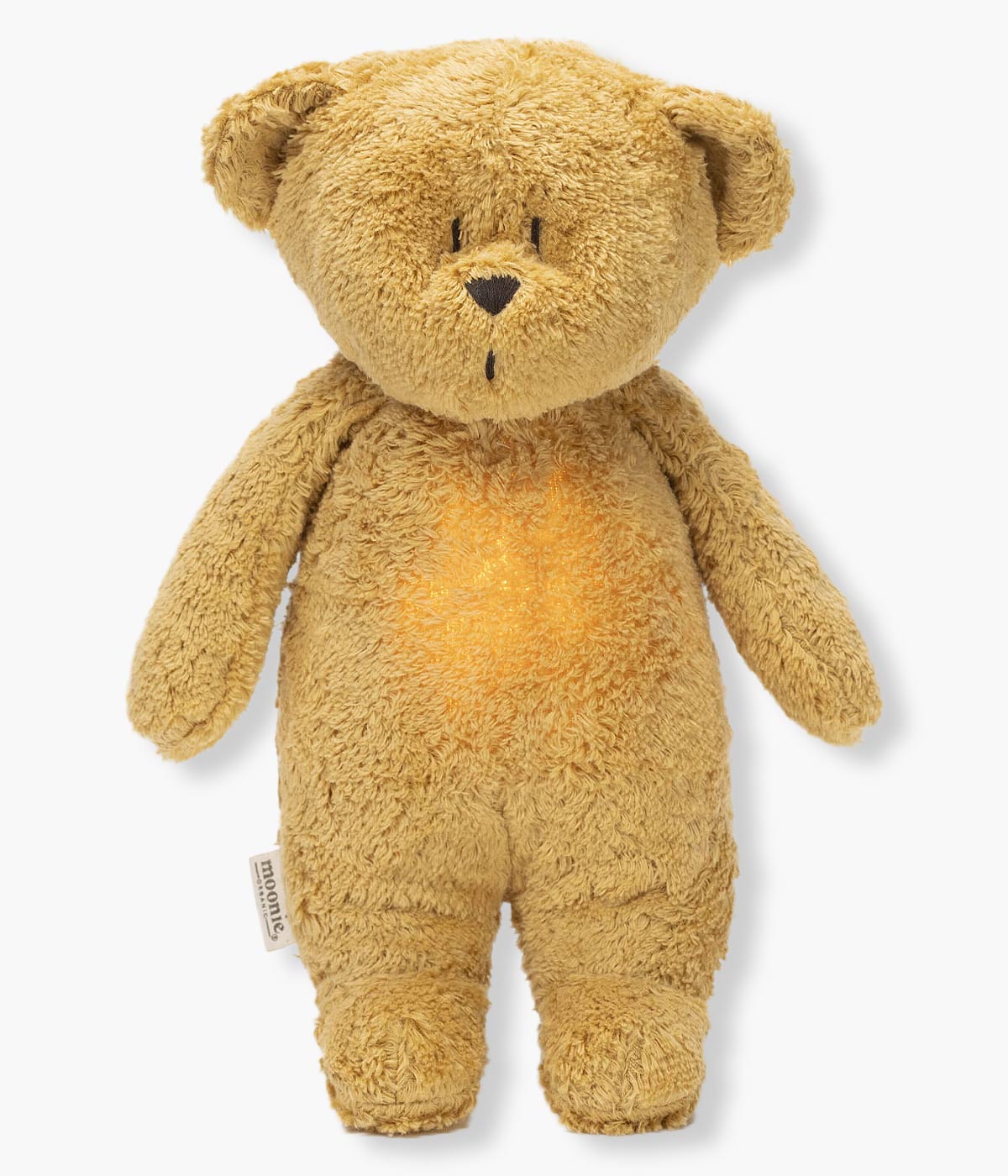 Moonie Honey Urso com Som e Luz Algodão Orgânico - Mel