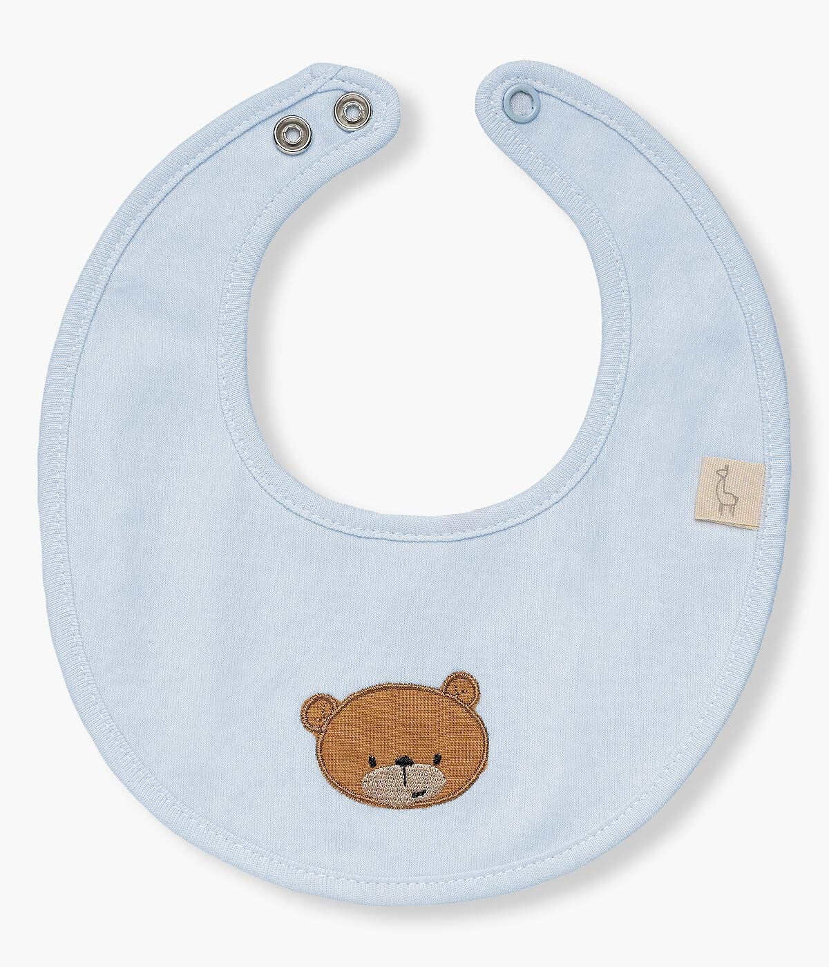 Babete Impermeável para Bebé Urso - Azul