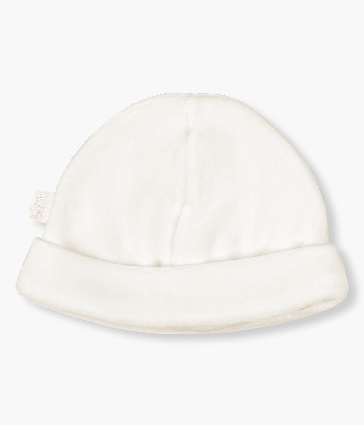 Gorro duplo em veludo pérola sem costuras no interior da Baby Gi para bebé e recém-nascido(a).