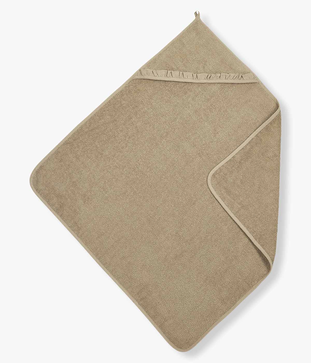 Toalha de Banho em Algodão para Bebé - Castanho