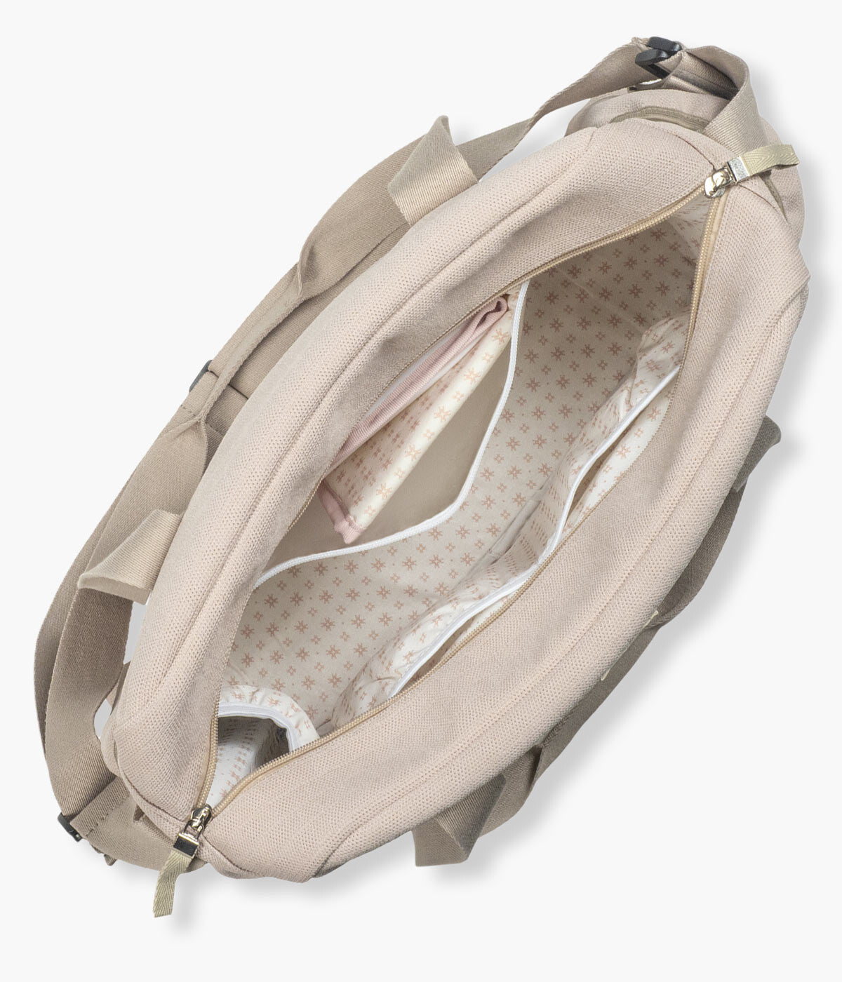 Walking Mum Mala de Maternidade Eco Mum Apricot - Bege