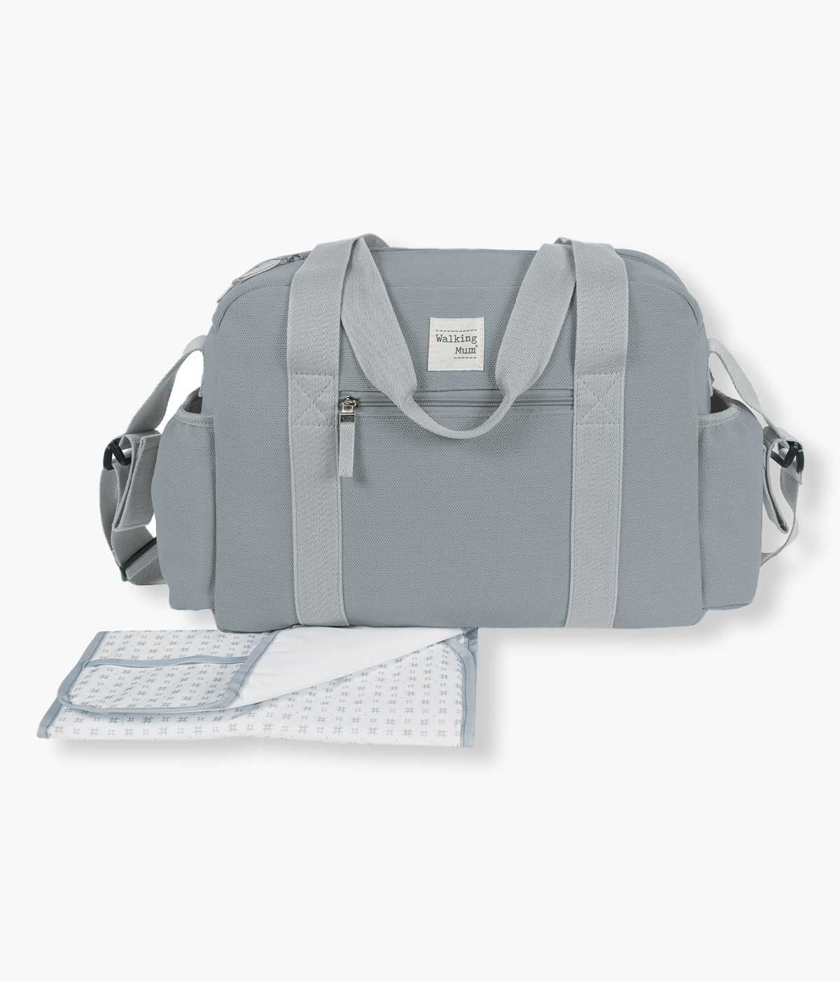 Walking Mum Mala de Maternidade Eco Mum Cloud - Cinza