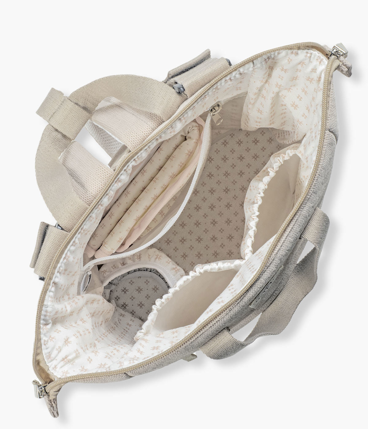 Walking Mum Mochila de Maternidade Eco Mum Apricot - Bege