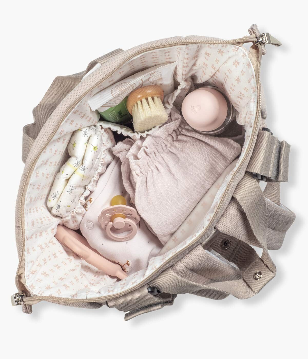 Walking Mum Mochila de Maternidade Eco Mum Apricot - Bege