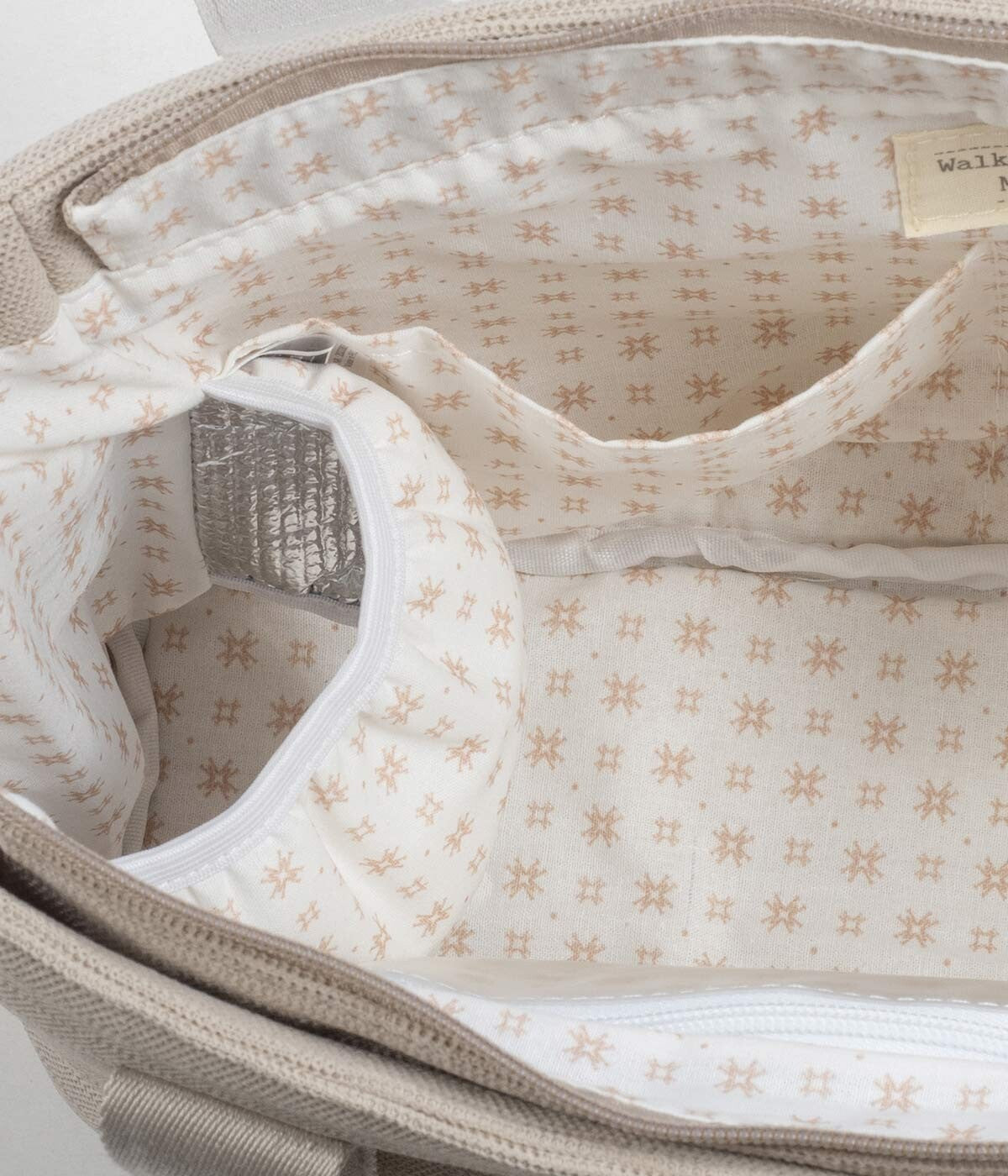 Walking Mum Bolsa de Passeio Eco Mum Apricot - Bege