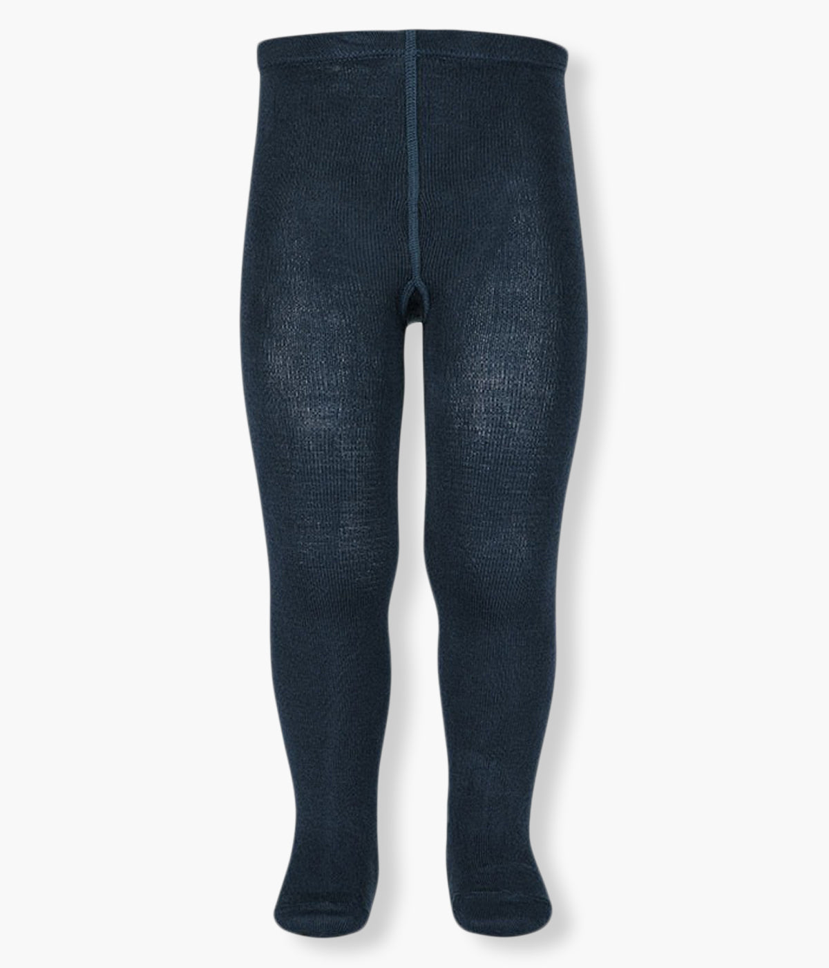 Collants lisos em algodão anti-pilling de cor azul-escuro (Lapislazuli 484) da marca Cóndor para bebé e recém-nascido(a).