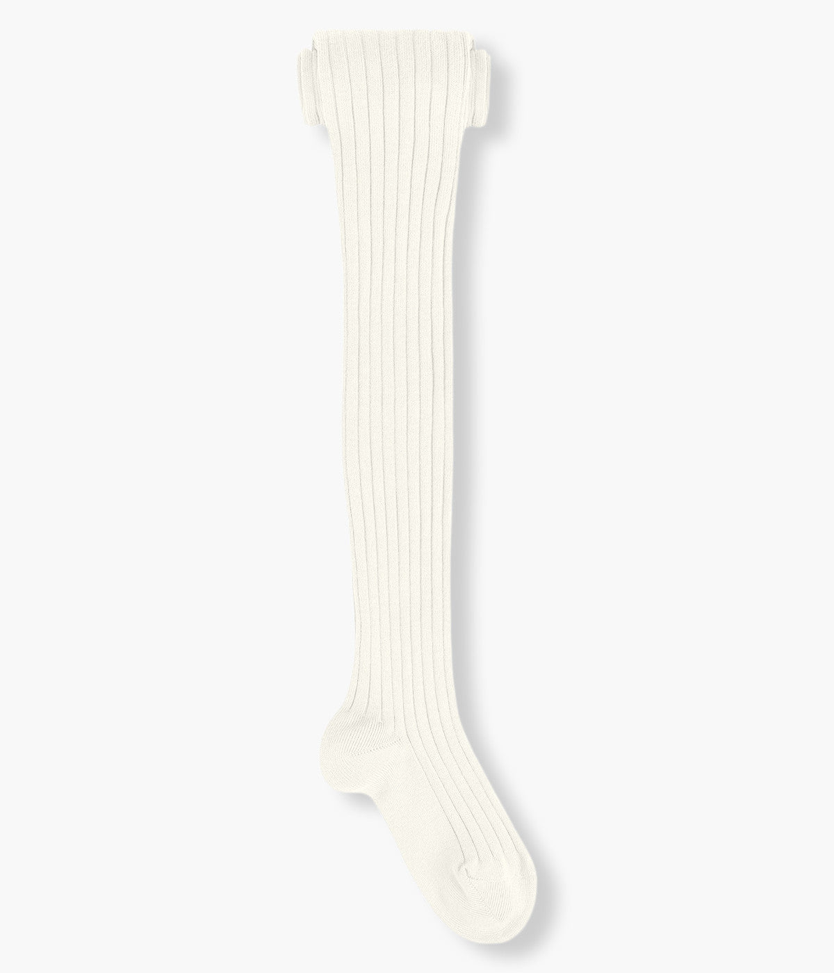 Collants Canelados em Algodão Cóndor para Bebé - Pérola
