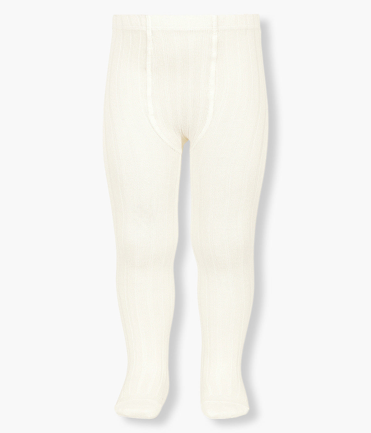 Collants Canelados em Algodão Cóndor para Bebé - Pérola