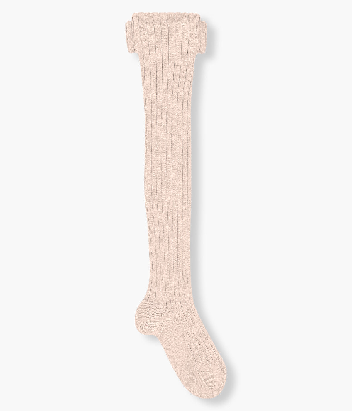 Collants Canelados em Algodão Cóndor para Bebé - Rosa Claro