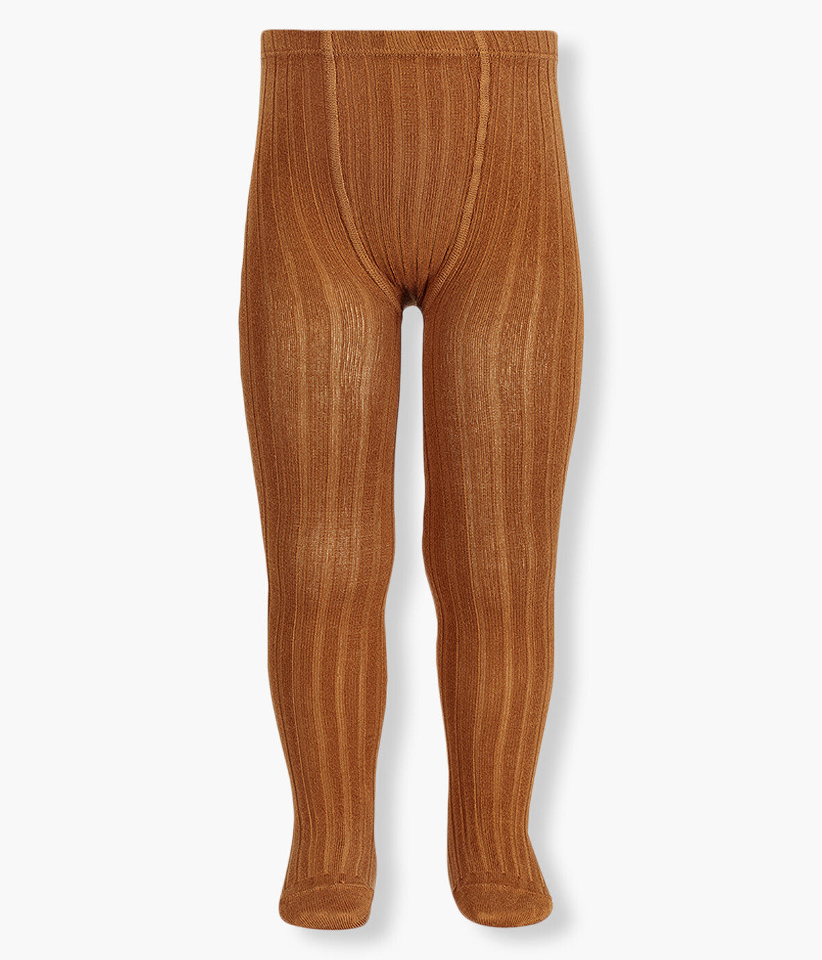 Collants Canelados em Algodão Cóndor para Bebé - Canela