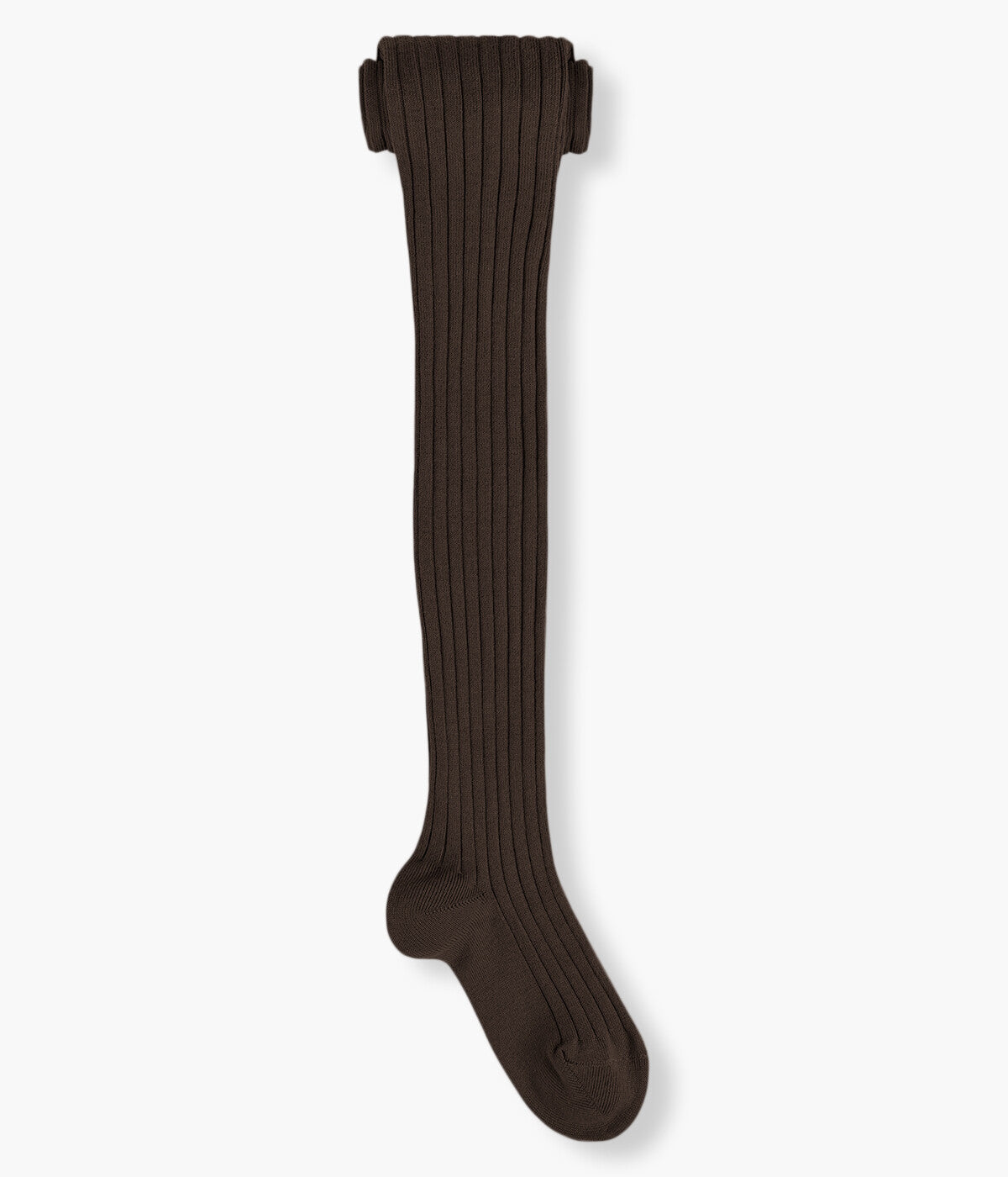 Collants Canelados em Algodão Cóndor para Bebé - Castanho