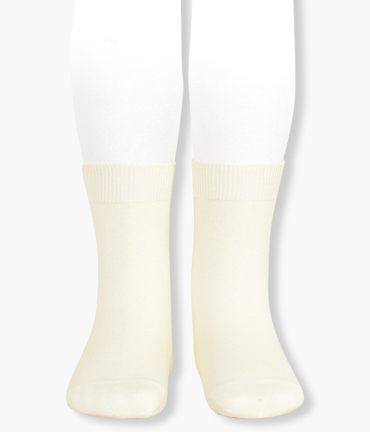 Meias Lisas em Algodão Cóndor para Bebé - Pérola
