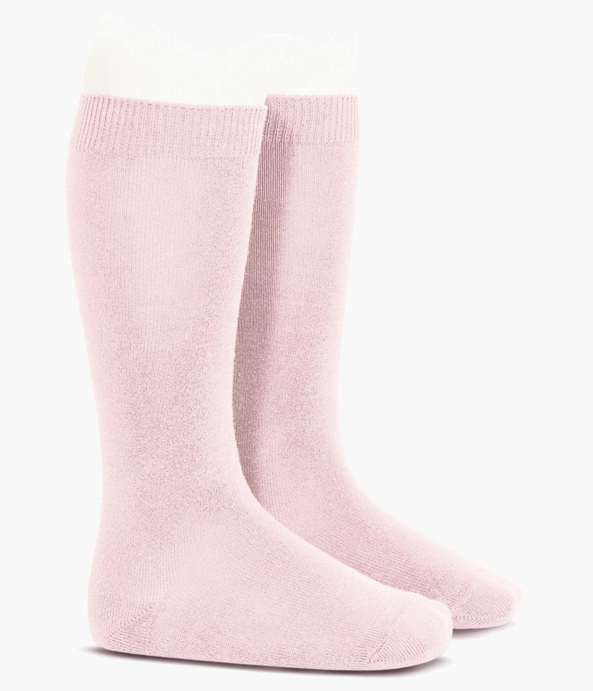 Meias pelo Joelho Lisas Algodão Cóndor Bebé Menina - Rosa