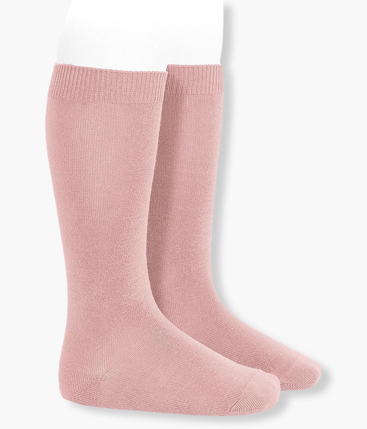 Meias pelo Joelho Lisas Algodão Cóndor Bebé Menina - Rosa Palo