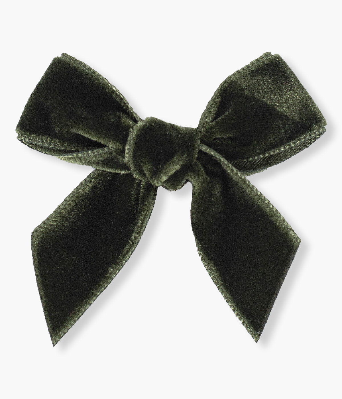 Laço de Cabelo em Veludo para Bebé Menina - Verde