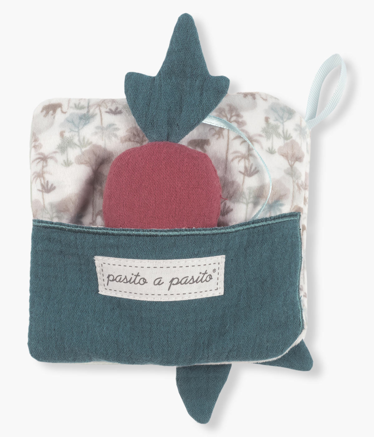 Pasito a Pasito Livro Sensorial Serengueti Bebé - Cinza