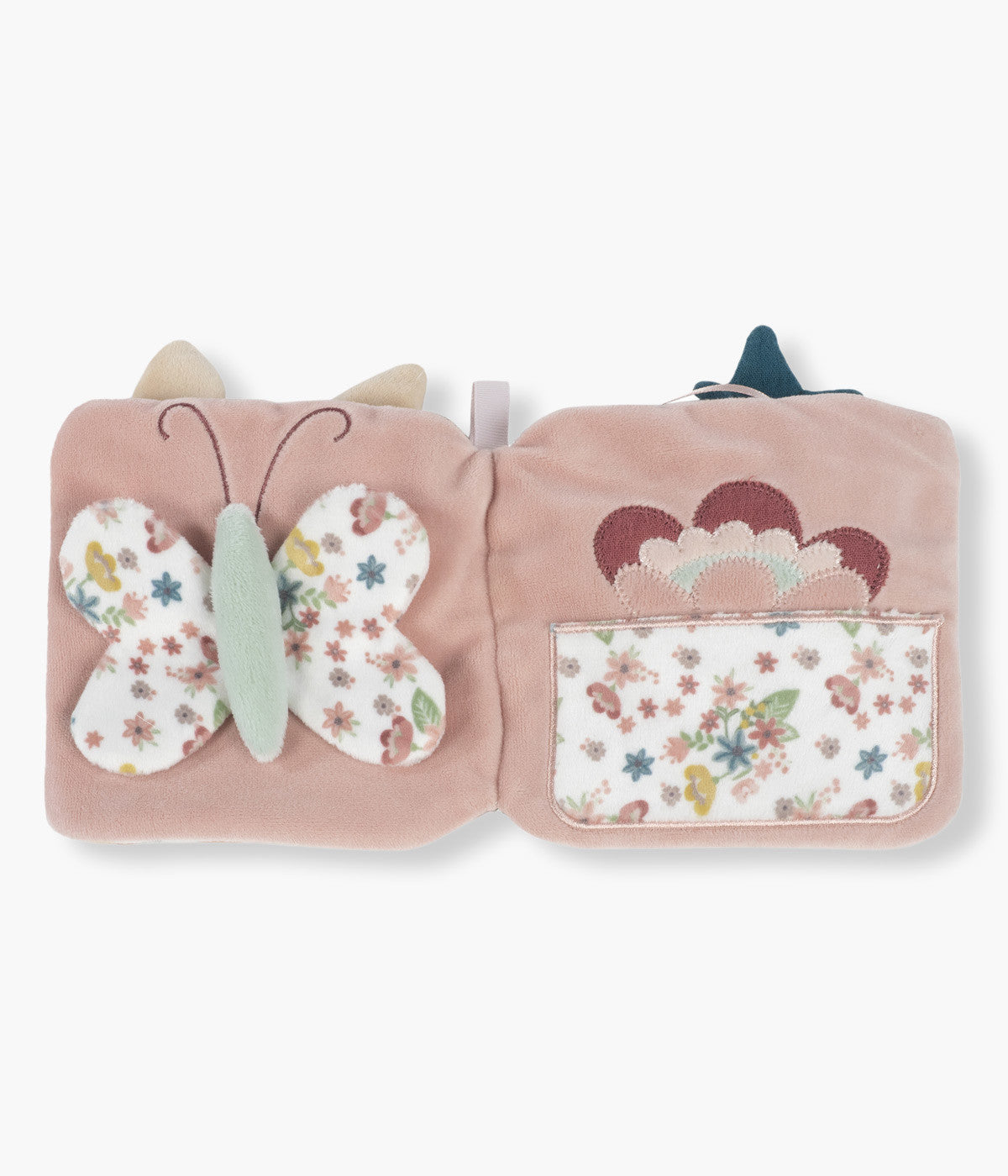 Pasito a Pasito Livro Sensorial Garden Bebé Menina - Rosa