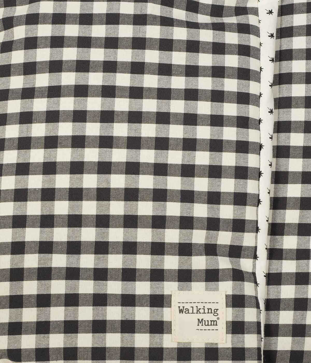 Walking Mum Saco Manta em Algodão Remy - Preto