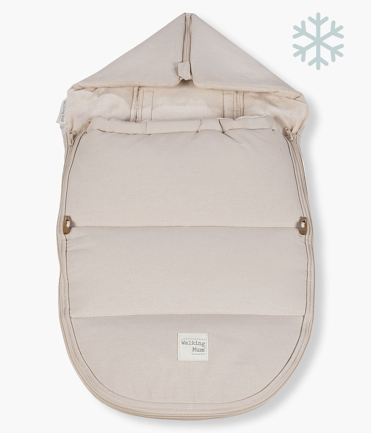 Walking Mum Saco de Dormir Inverno 2 em 1 Eco Mum Apricot
