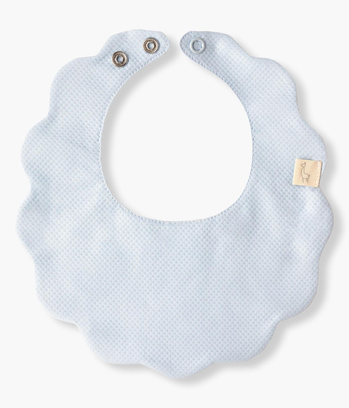 Babete em Algodão Impermeável para Bebé - Azul