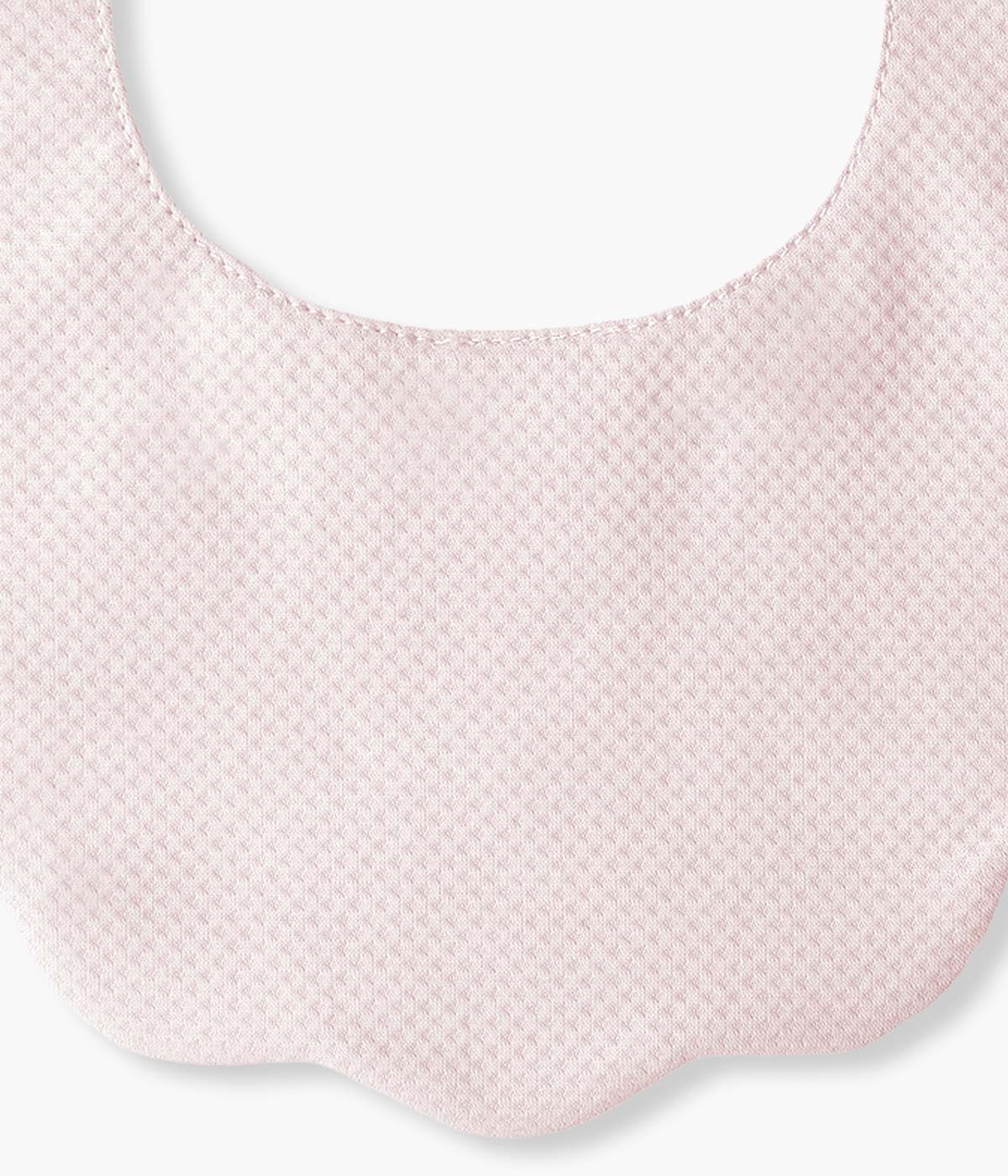 Babete em Algodão Impermeável para Bebé Menina - Rosa