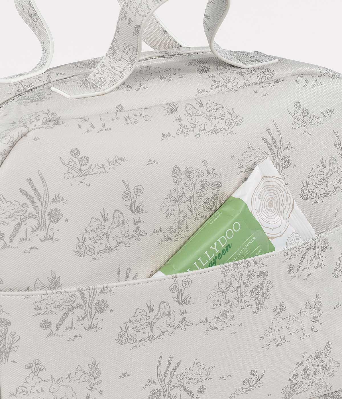 Pasito a Pasito Mala de Maternidade Toile de Jouy Cream - Bege
