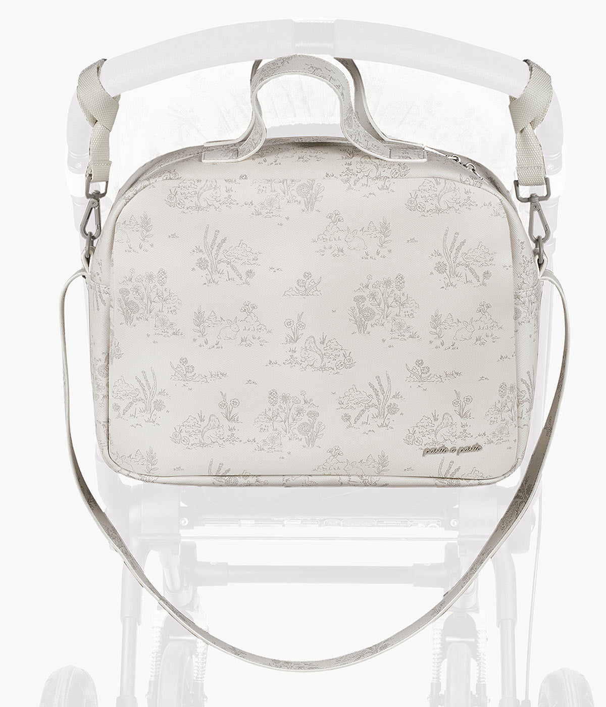 Pasito a Pasito Mala de Maternidade Toile de Jouy Cream - Bege