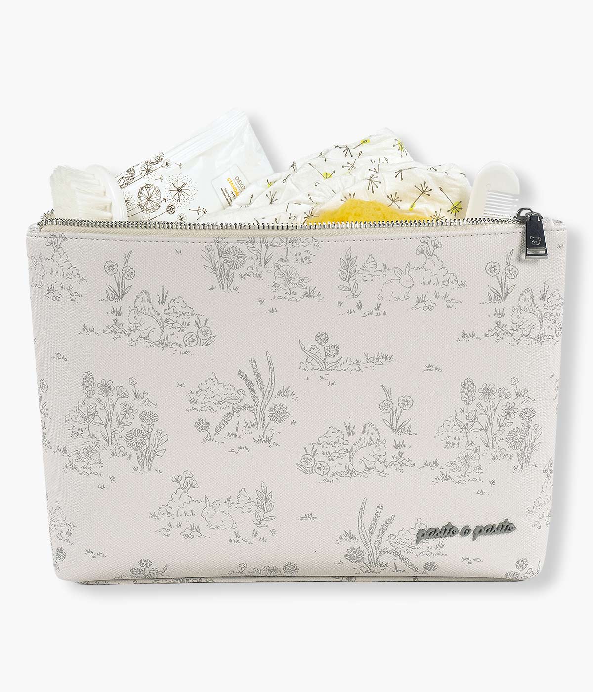 Pasito a Pasito Necessaire Toile de Jouy Cream - Bege