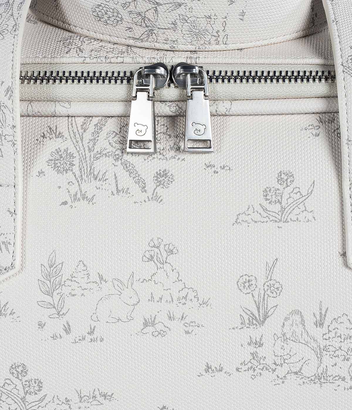 Pasito a Pasito Mala Maternidade Toile de Jouy Cream - Bege