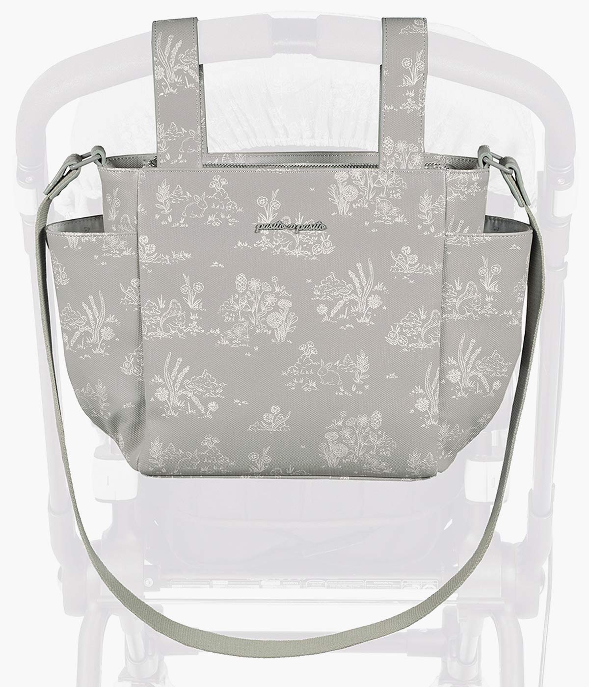 Pasito a Pasito Bolsa de Passeio Toile de Jouy Forest - Verde