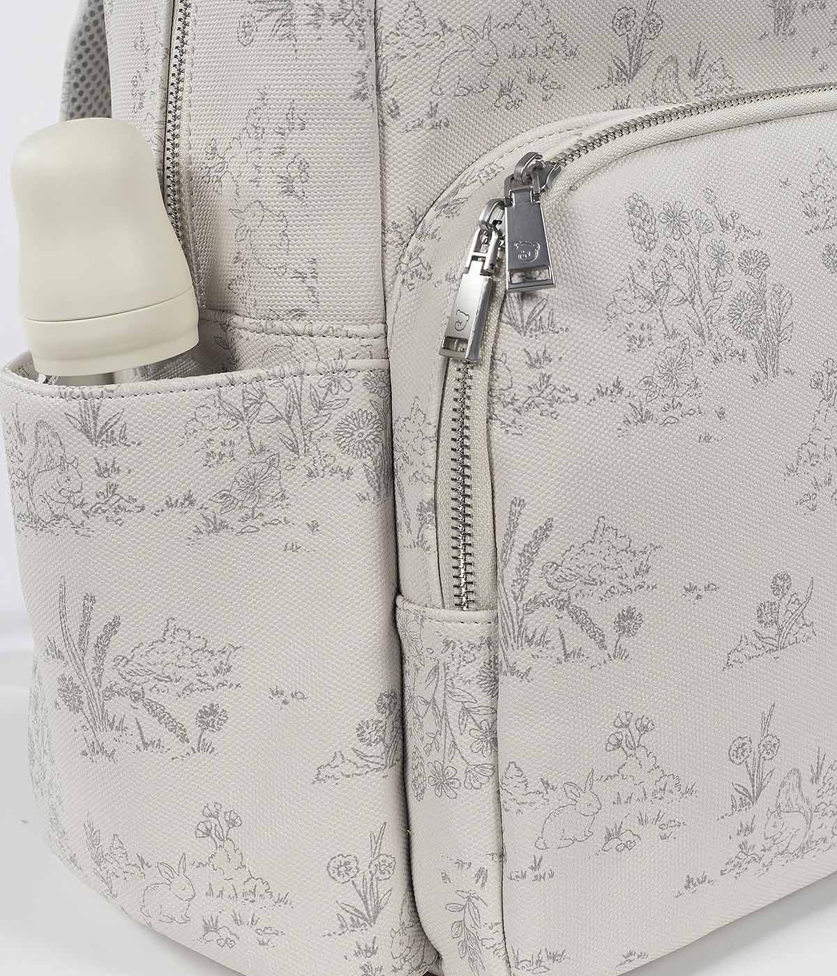 Pasito a Pasito Mochila de Maternidade Toile de Jouy Cream - Bege