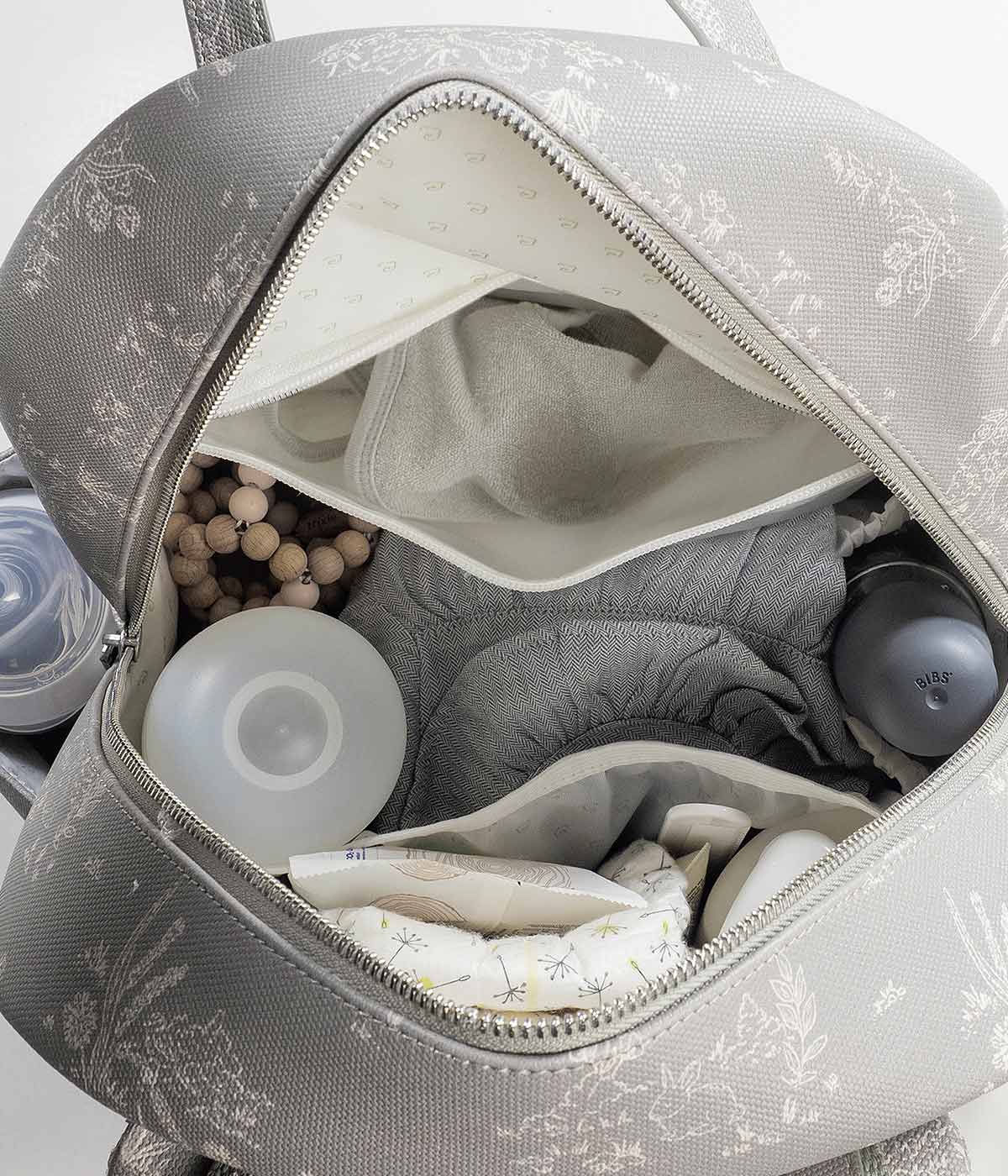 Pasito a Pasito Mochila de Maternidade Toile de Jouy Forest - Verde