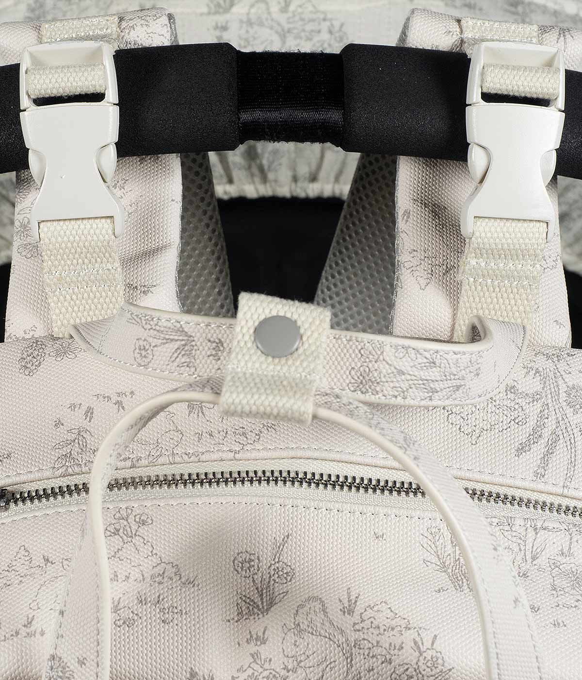 Pasito a Pasito Mochila de Maternidade Toile de Jouy Cream - Bege