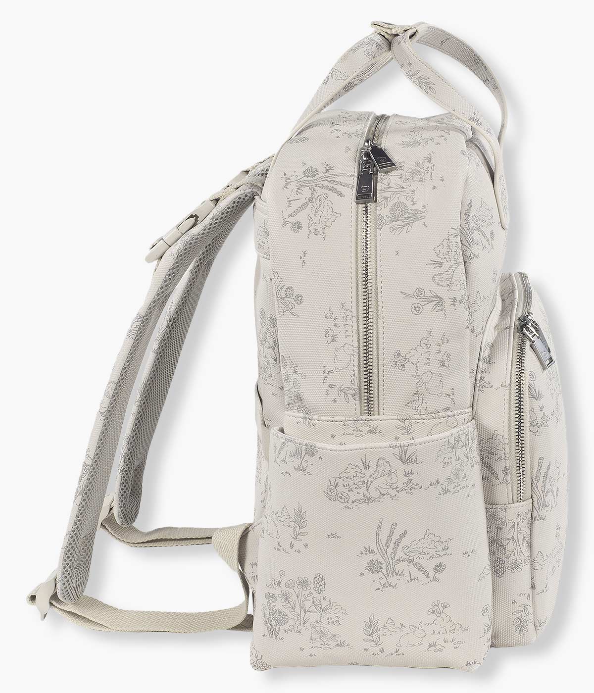 Pasito a Pasito Mochila de Maternidade Toile de Jouy Cream - Bege