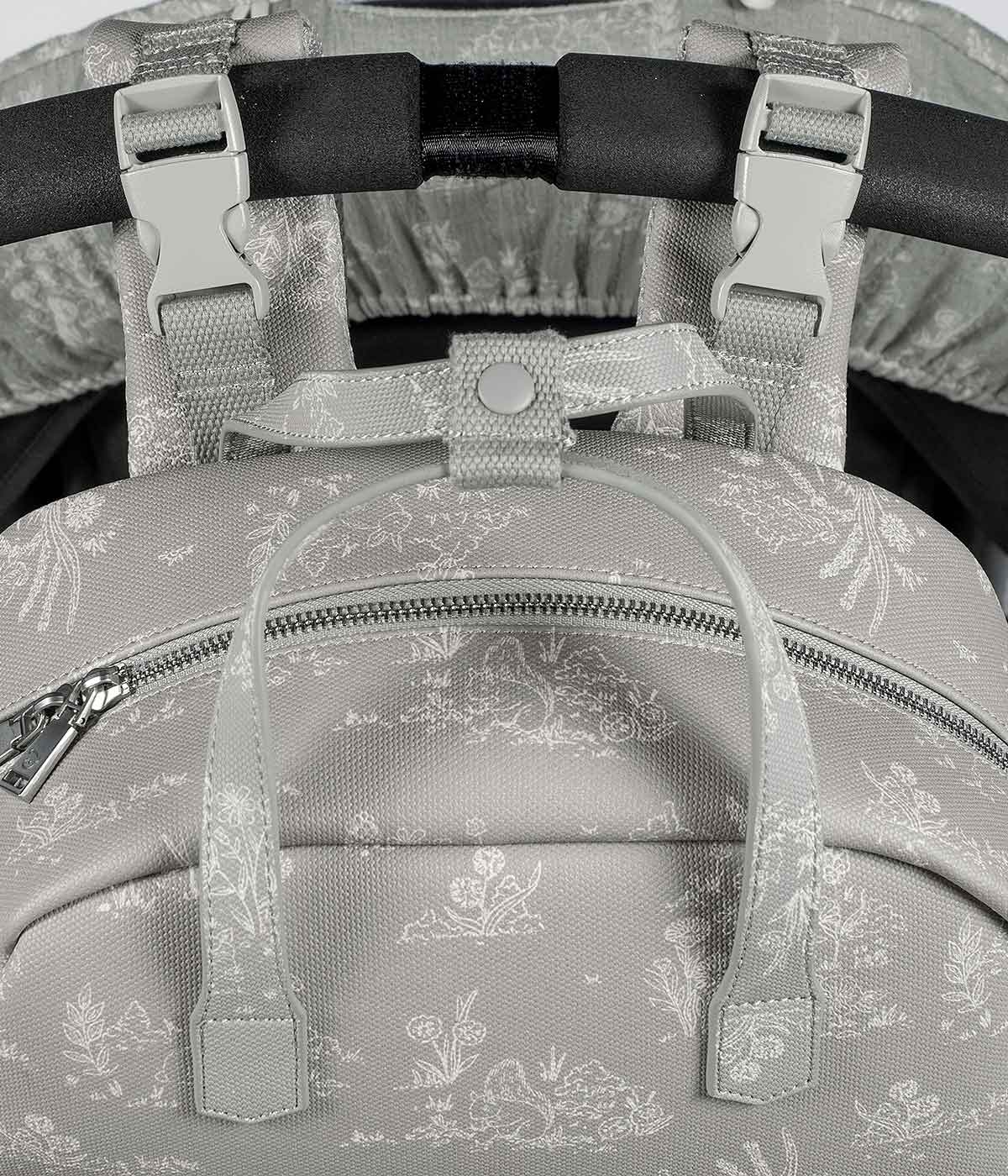 Pasito a Pasito Mochila de Maternidade Toile de Jouy Forest - Verde