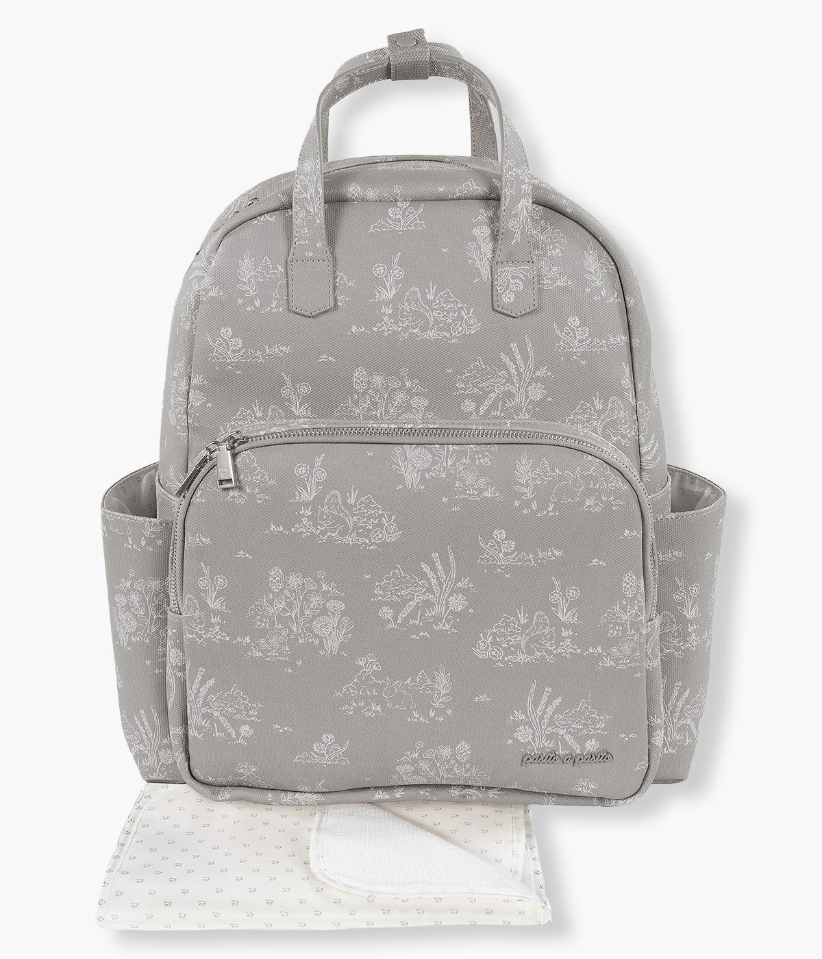 Pasito a Pasito Mochila de Maternidade Toile de Jouy Forest - Verde