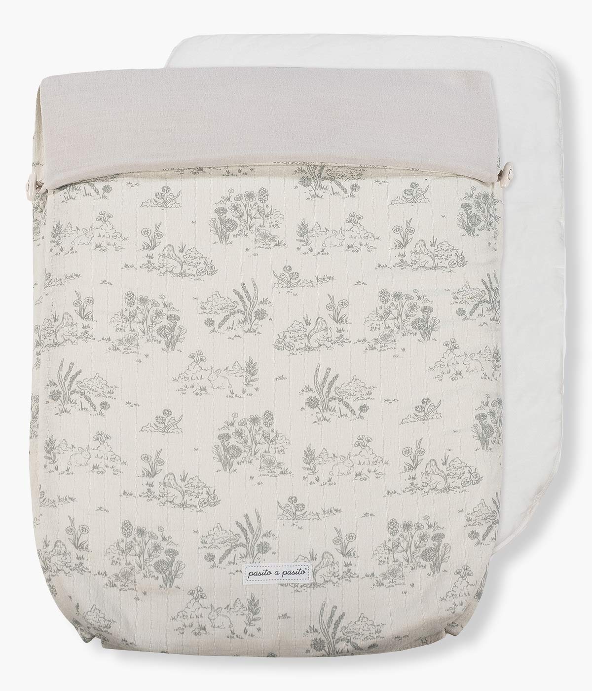 Pasito a Pasito Saco Dormir 3/1 Toile de Jouy Cream - Bege