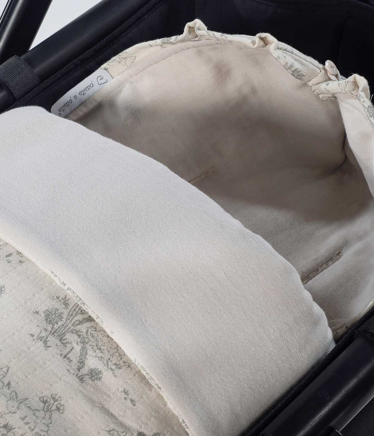 Pasito a Pasito Saco Dormir 3/1 Toile de Jouy Cream - Bege