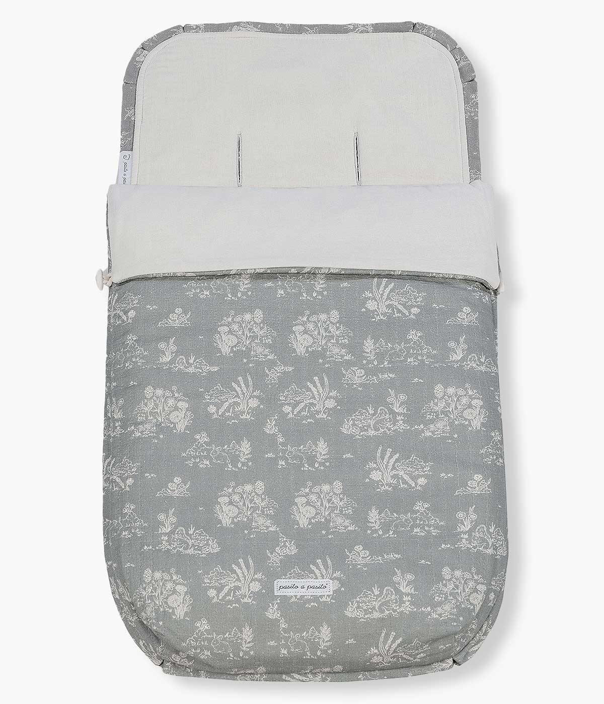 Pasito a Pasito Saco Dormir 3/1 Toile de Jouy Forest - Verde