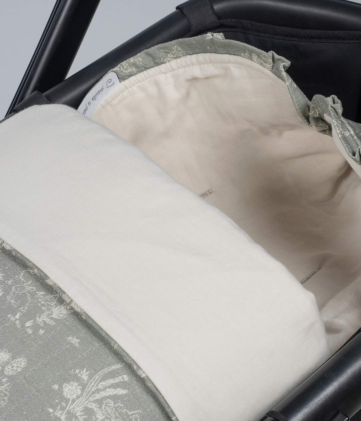 Pasito a Pasito Saco Dormir 3/1 Toile de Jouy Forest - Verde