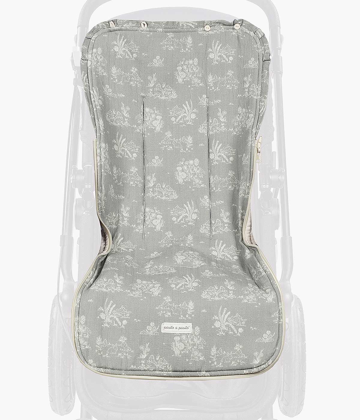 Pasito a Pasito Saco Dormir 3/1 Toile de Jouy Forest - Verde