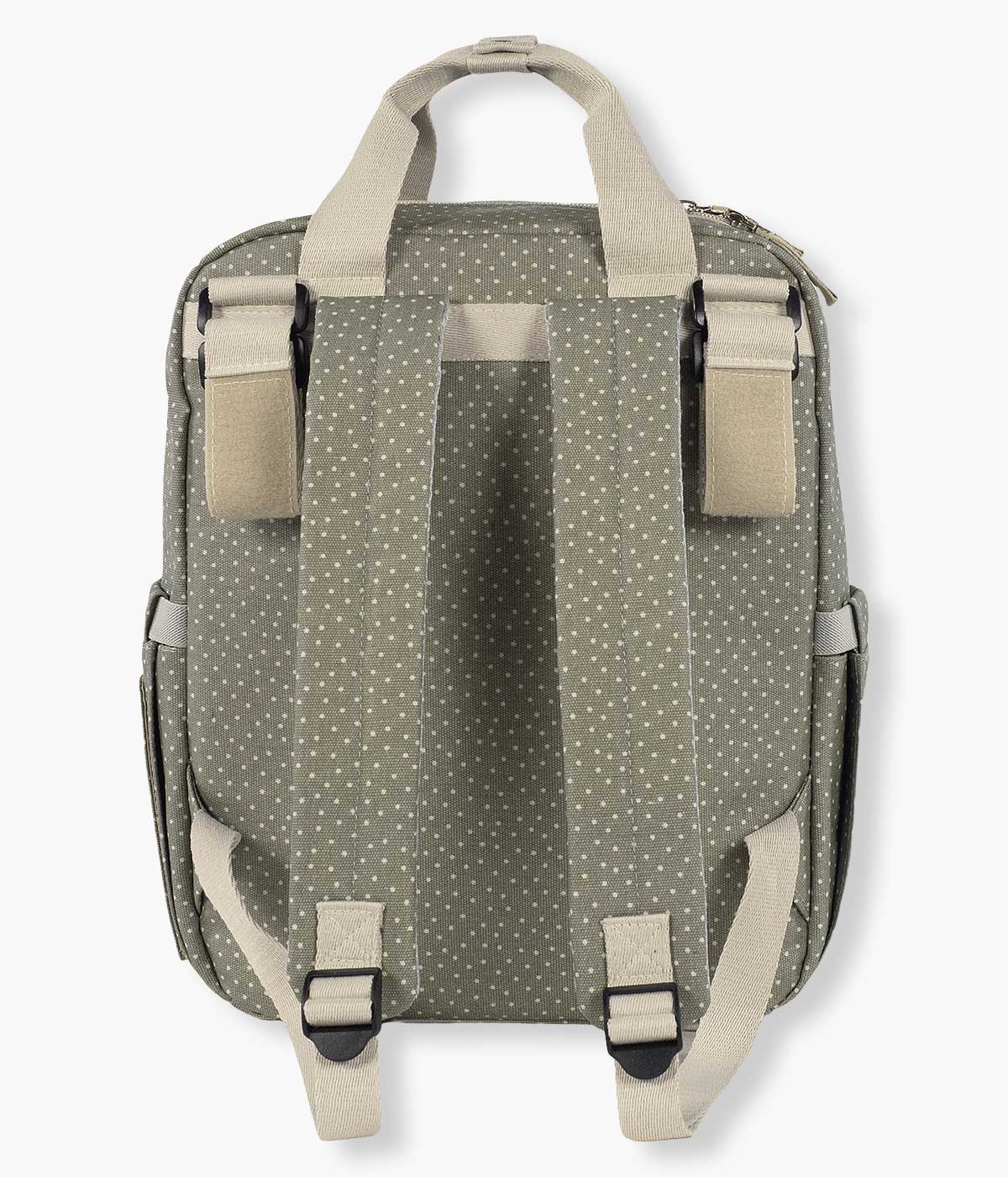 Walking Mum Mochila de Maternidade Polka Dot Poppy Moss