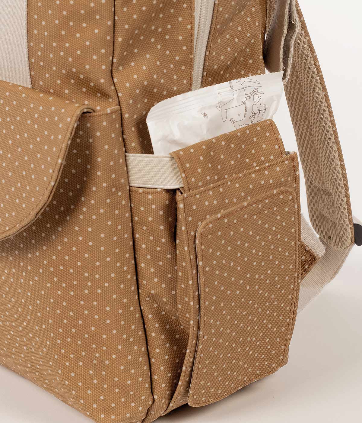 Walking Mum Mochila de Maternidade Polka Dot Poppy Cinnamon