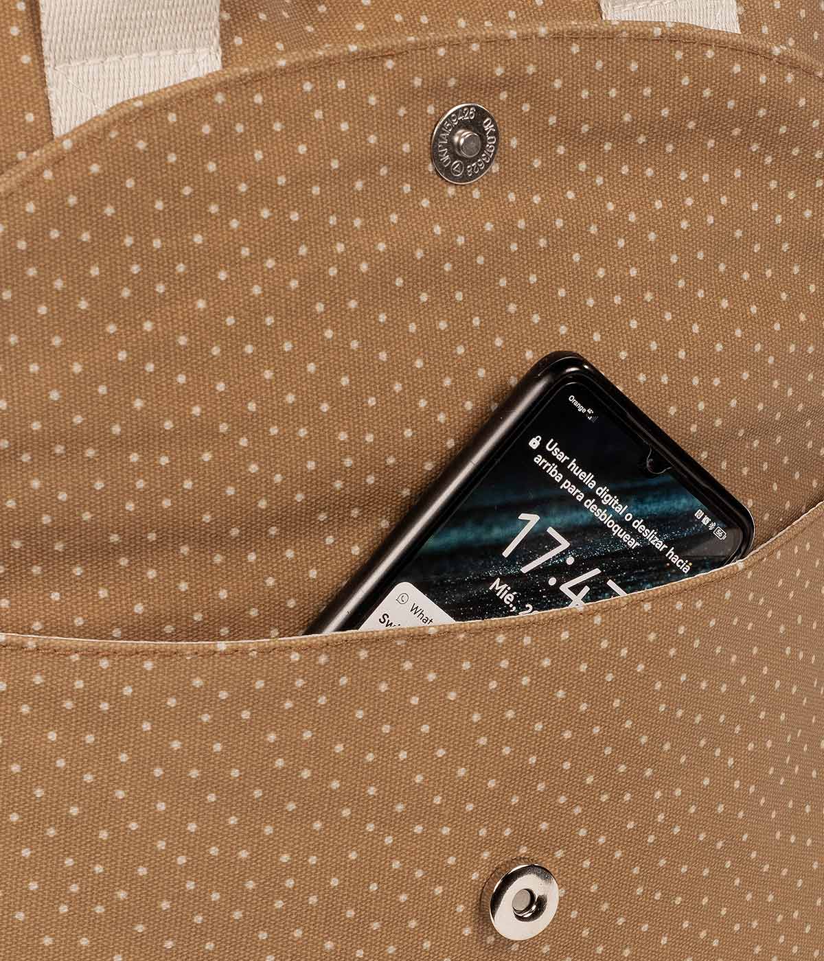 Walking Mum Mochila de Maternidade Polka Dot Poppy Cinnamon
