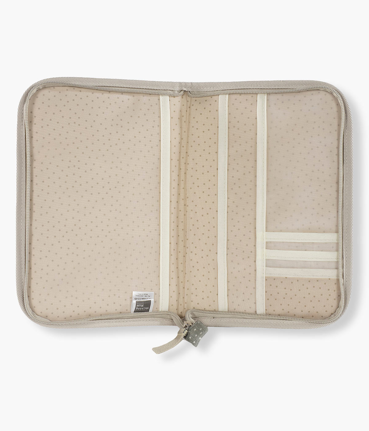 Walking Mum Porta Documentos Polka Dot Poppy Moss