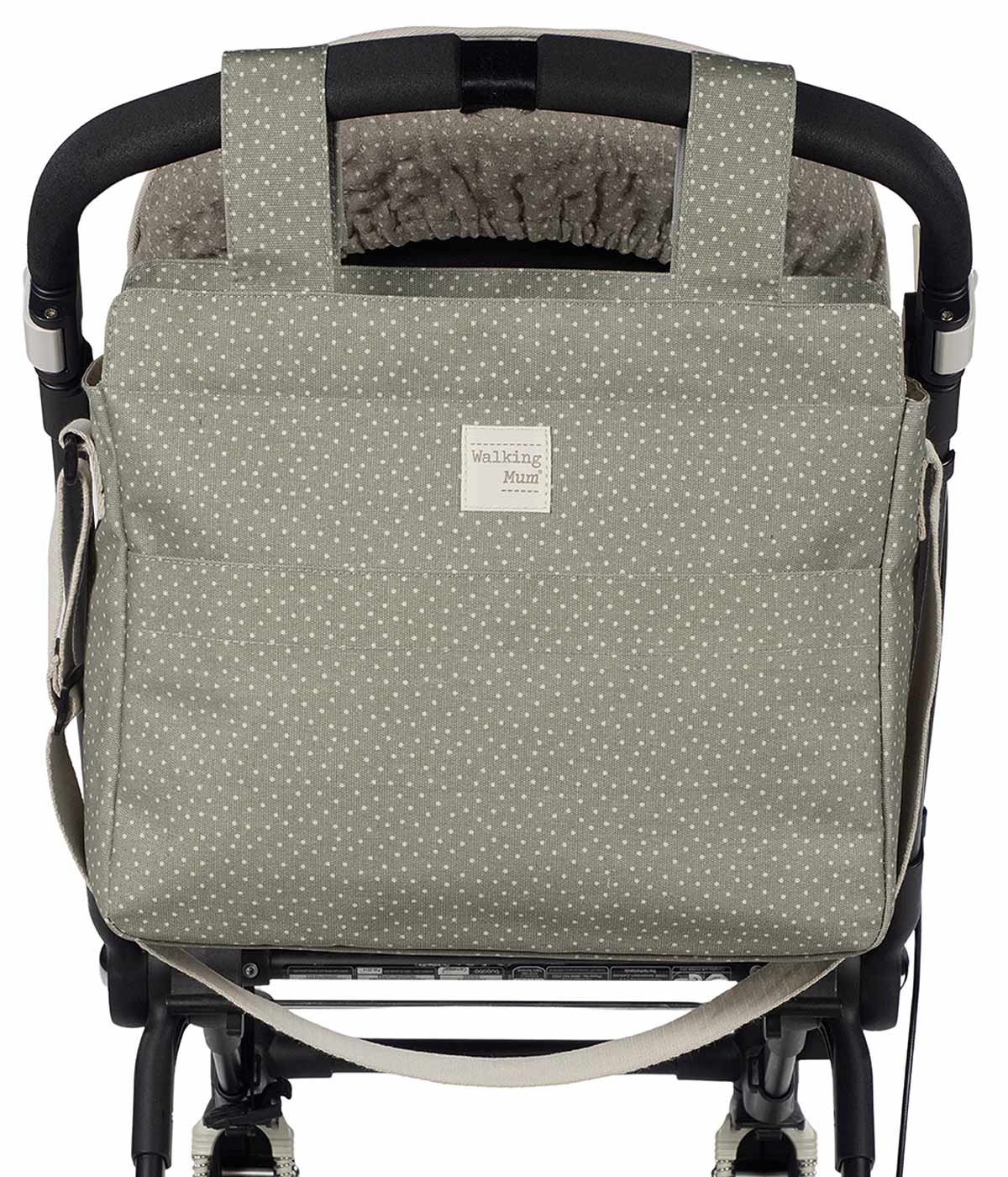 Walking Mum Bolsa de Passeio Polka Dot Poppy Moss