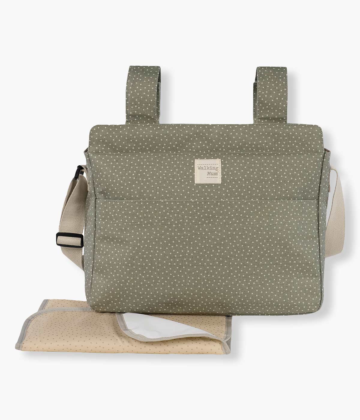 Walking Mum Bolsa de Passeio Polka Dot Poppy Moss