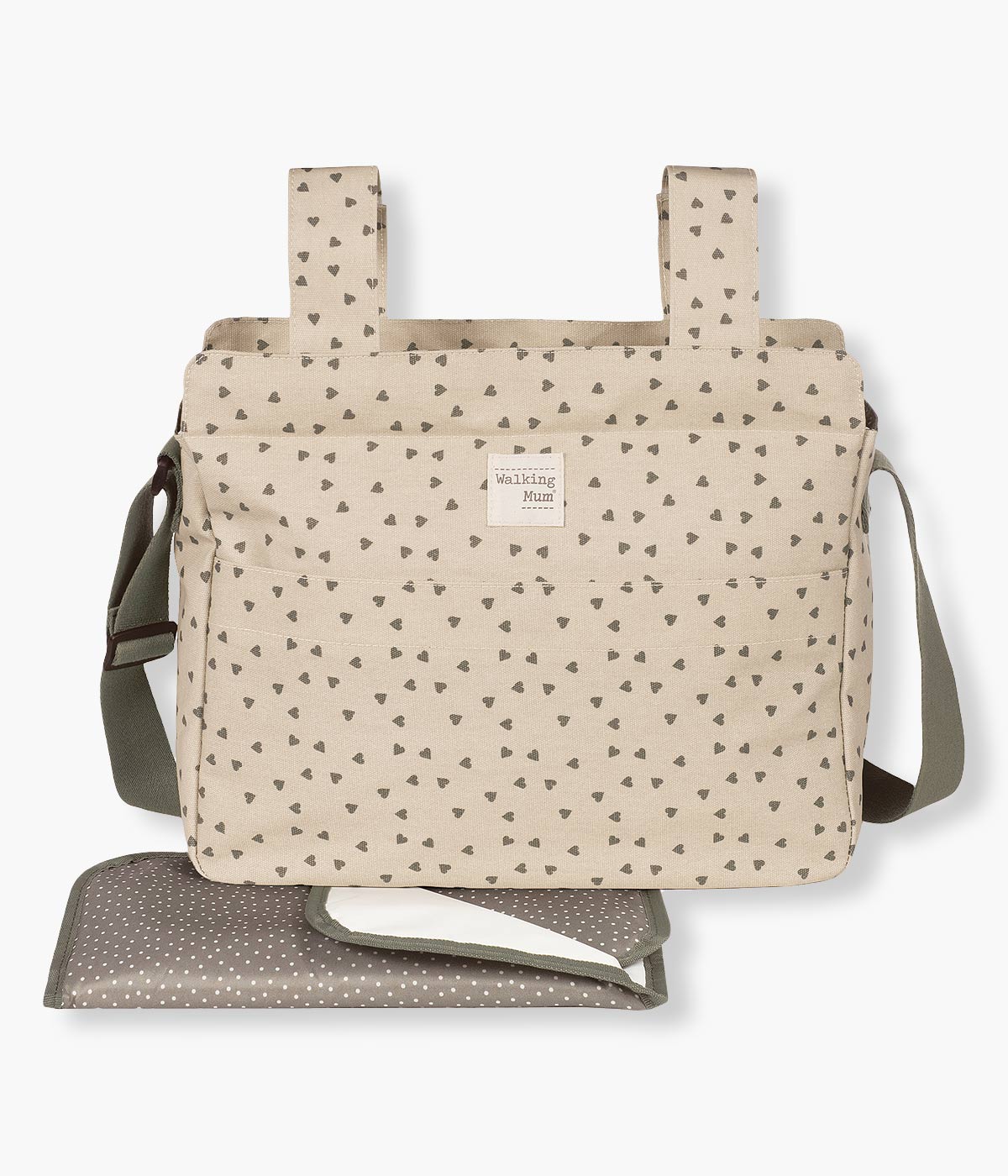 Walking Mum Bolsa de Passeio Hearts Poppy Moss