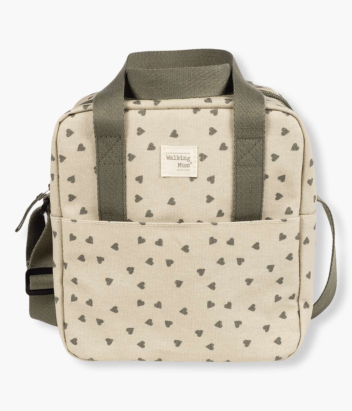 Walking Mum Bolsa Térmica Hearts Poppy Moss