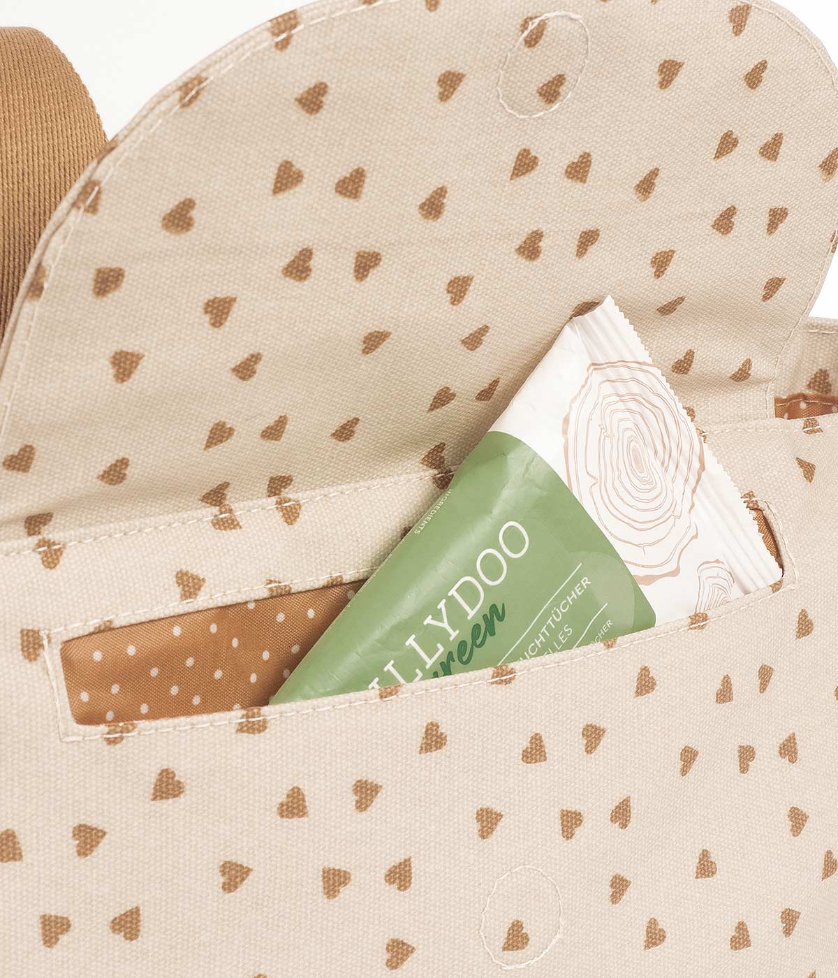 Walking Mum Bolsa Organizadora Hearts Poppy Cinnamon